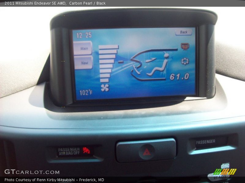 Carbon Pearl / Black 2011 Mitsubishi Endeavor SE AWD