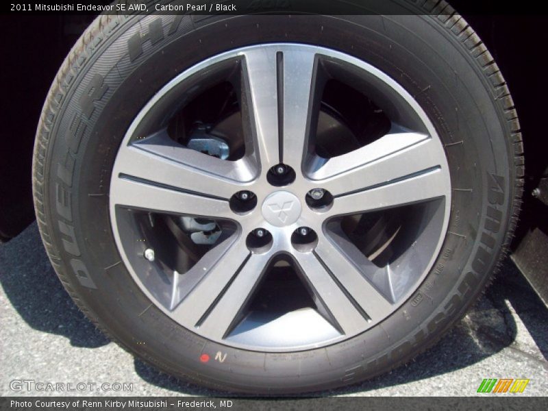 Carbon Pearl / Black 2011 Mitsubishi Endeavor SE AWD