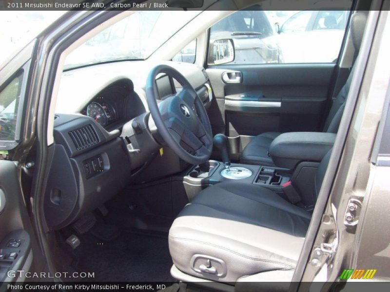 Carbon Pearl / Black 2011 Mitsubishi Endeavor SE AWD