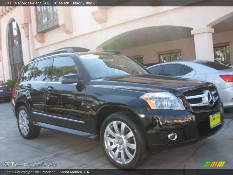 Black / Black 2010 Mercedes-Benz GLK 350 4Matic