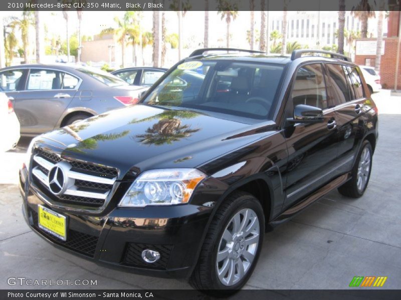 Black / Black 2010 Mercedes-Benz GLK 350 4Matic