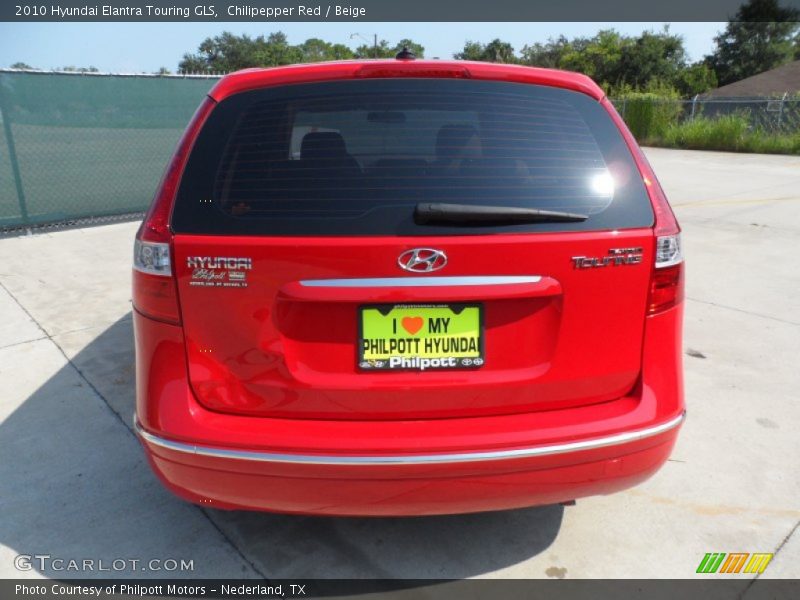 Chilipepper Red / Beige 2010 Hyundai Elantra Touring GLS