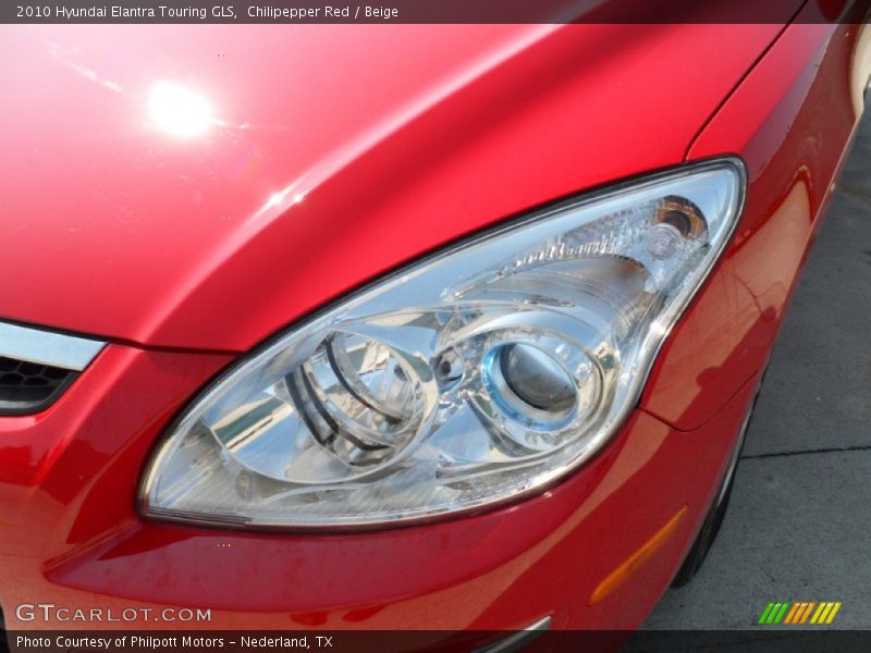 Chilipepper Red / Beige 2010 Hyundai Elantra Touring GLS