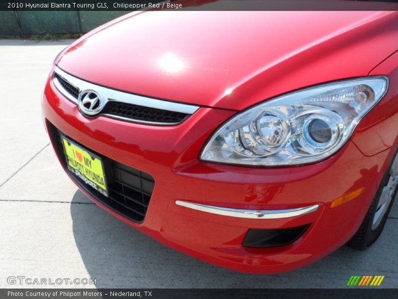 Chilipepper Red / Beige 2010 Hyundai Elantra Touring GLS