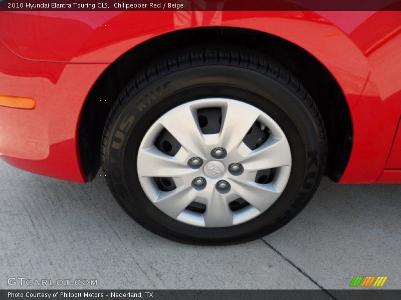 Chilipepper Red / Beige 2010 Hyundai Elantra Touring GLS