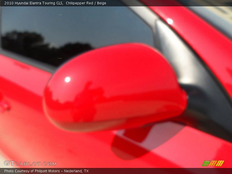 Chilipepper Red / Beige 2010 Hyundai Elantra Touring GLS
