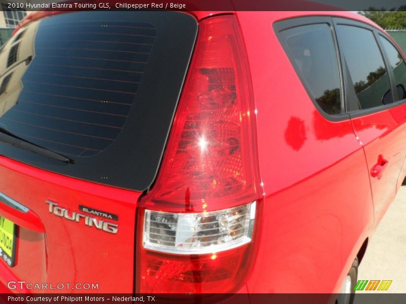 Chilipepper Red / Beige 2010 Hyundai Elantra Touring GLS