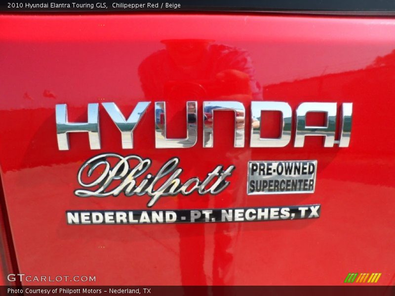 Chilipepper Red / Beige 2010 Hyundai Elantra Touring GLS