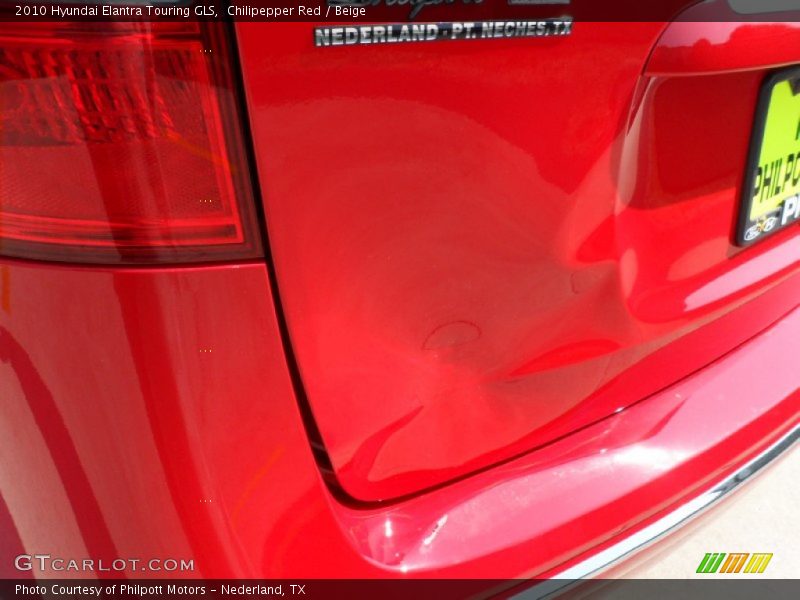 Chilipepper Red / Beige 2010 Hyundai Elantra Touring GLS