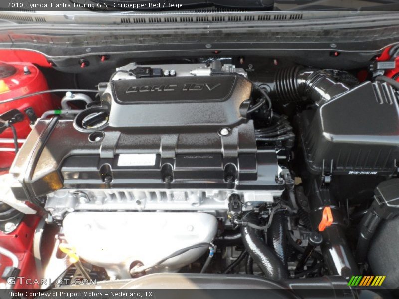  2010 Elantra Touring GLS Engine - 2.0 Liter DOHC 16-Valve CVVT 4 Cylinder