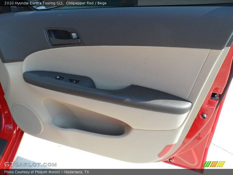 Chilipepper Red / Beige 2010 Hyundai Elantra Touring GLS