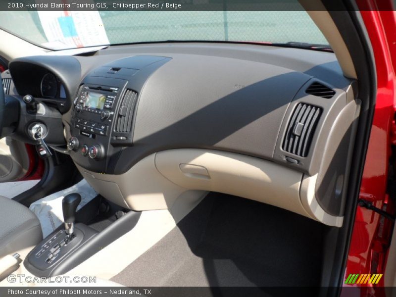 Chilipepper Red / Beige 2010 Hyundai Elantra Touring GLS