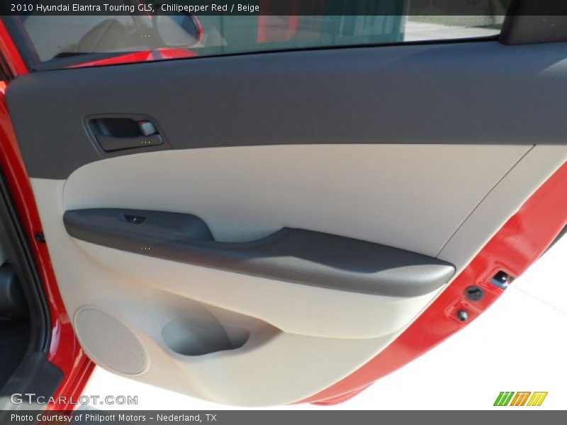 Chilipepper Red / Beige 2010 Hyundai Elantra Touring GLS