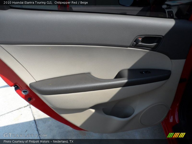 Chilipepper Red / Beige 2010 Hyundai Elantra Touring GLS