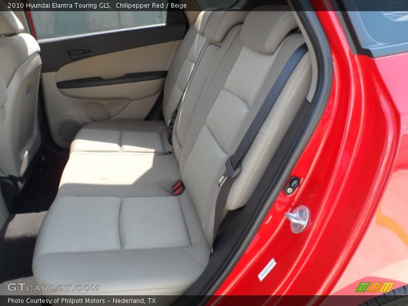Chilipepper Red / Beige 2010 Hyundai Elantra Touring GLS