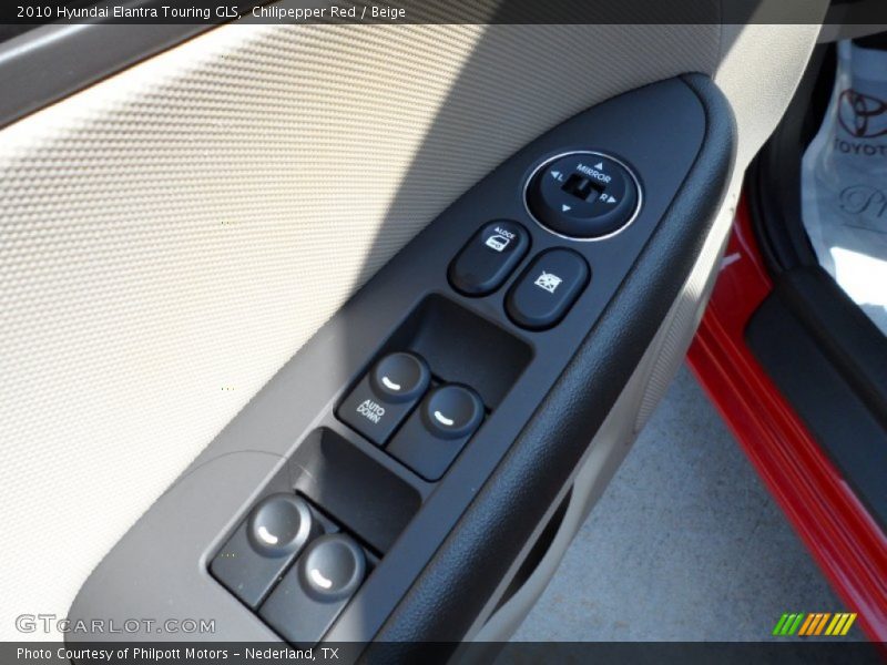 Chilipepper Red / Beige 2010 Hyundai Elantra Touring GLS