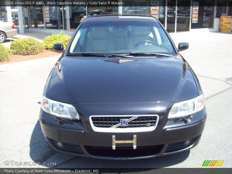 Black Sapphire Metallic / Gobi Sand R Metallic 2006 Volvo S60 R AWD