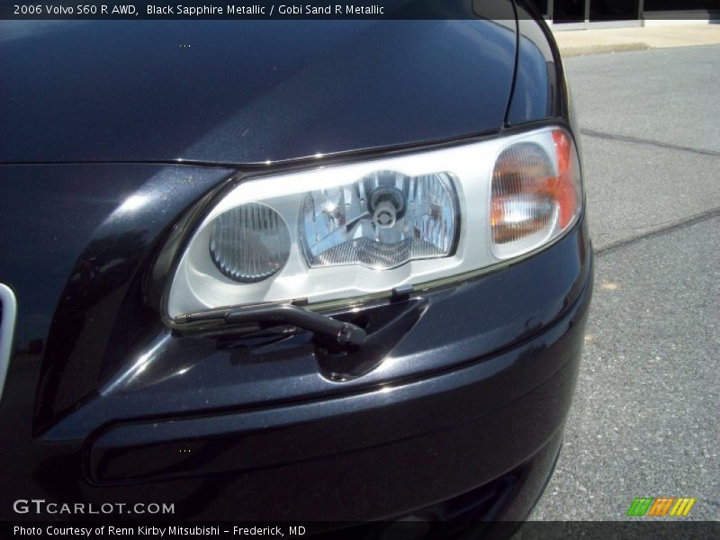 Black Sapphire Metallic / Gobi Sand R Metallic 2006 Volvo S60 R AWD