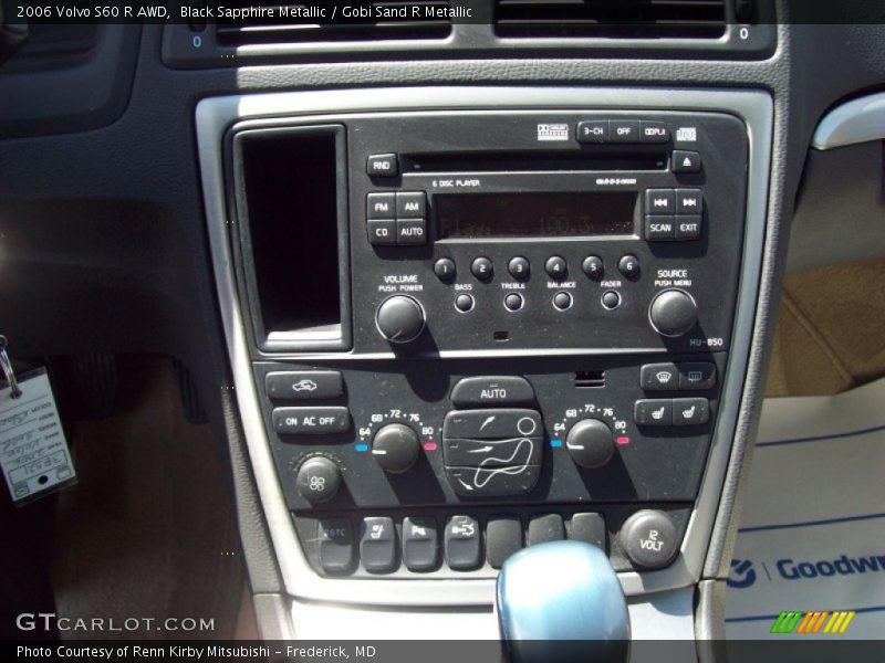 Black Sapphire Metallic / Gobi Sand R Metallic 2006 Volvo S60 R AWD