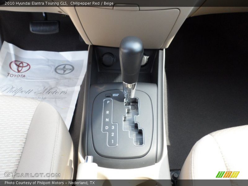  2010 Elantra Touring GLS 4 Speed Automatic Shifter