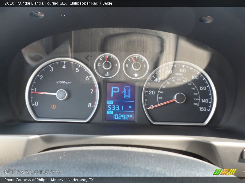 2010 Elantra Touring GLS Touring GLS Gauges