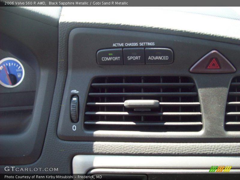 Black Sapphire Metallic / Gobi Sand R Metallic 2006 Volvo S60 R AWD