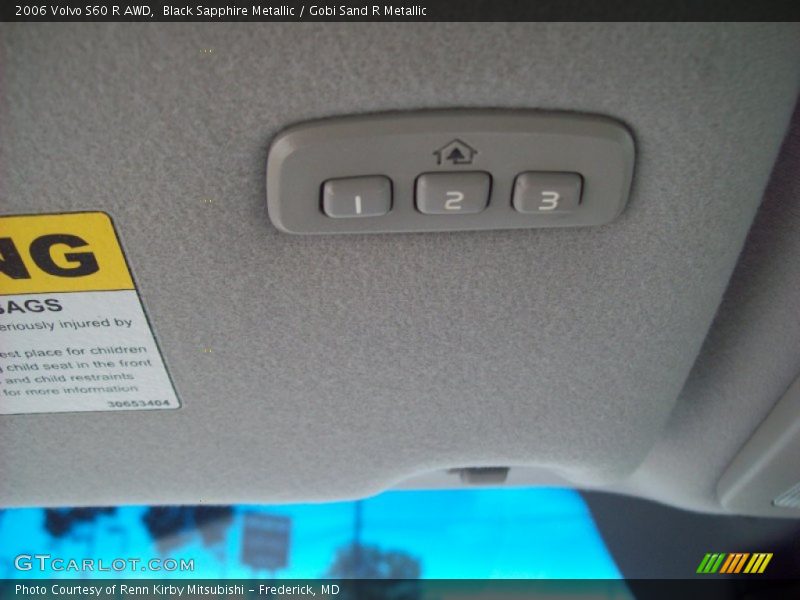 Black Sapphire Metallic / Gobi Sand R Metallic 2006 Volvo S60 R AWD