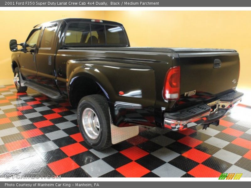 Black / Medium Parchment 2001 Ford F350 Super Duty Lariat Crew Cab 4x4 Dually