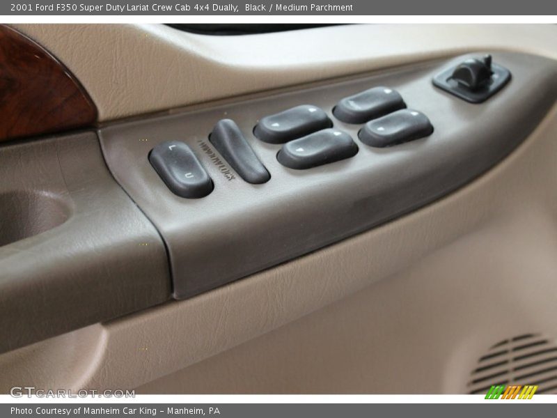 Black / Medium Parchment 2001 Ford F350 Super Duty Lariat Crew Cab 4x4 Dually