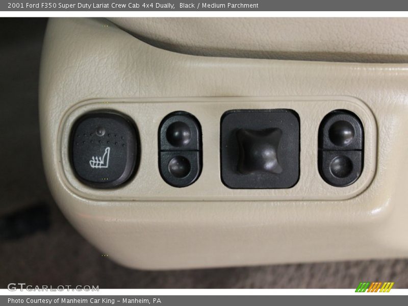 Black / Medium Parchment 2001 Ford F350 Super Duty Lariat Crew Cab 4x4 Dually