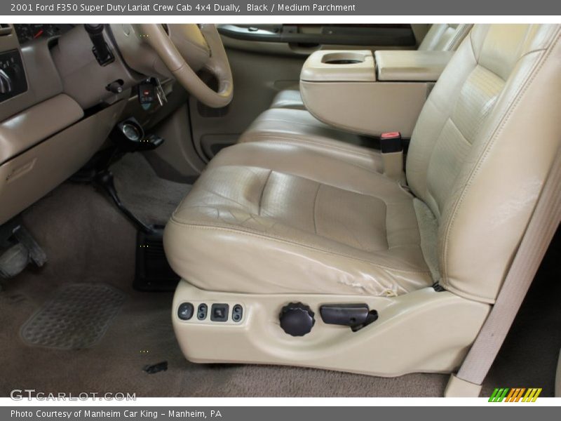  2001 F350 Super Duty Lariat Crew Cab 4x4 Dually Medium Parchment Interior