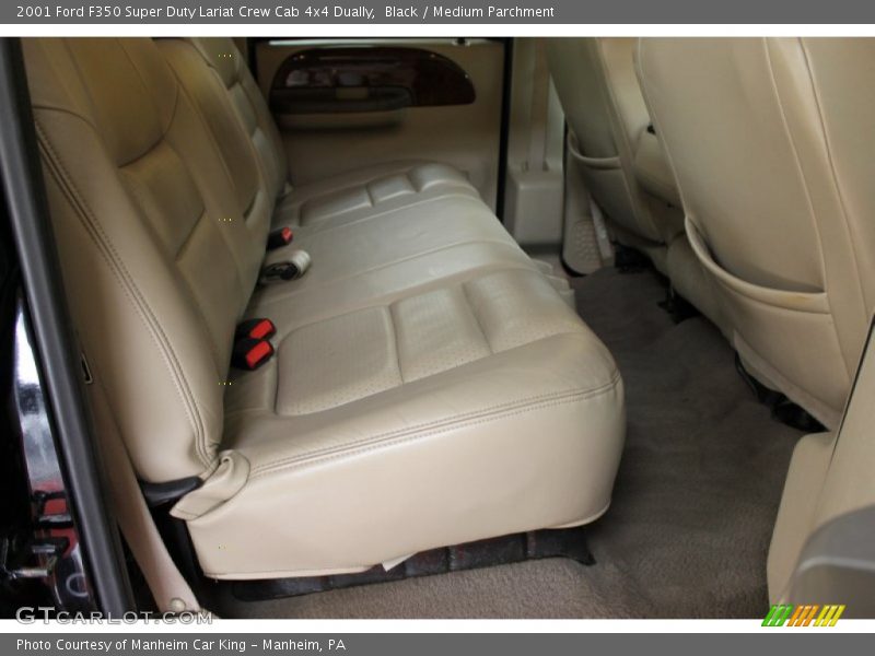 Black / Medium Parchment 2001 Ford F350 Super Duty Lariat Crew Cab 4x4 Dually