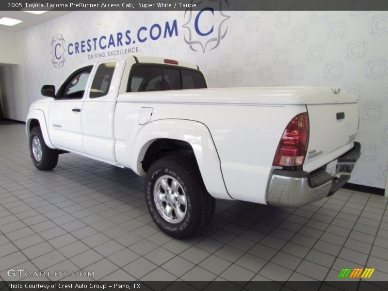 Super White / Taupe 2005 Toyota Tacoma PreRunner Access Cab