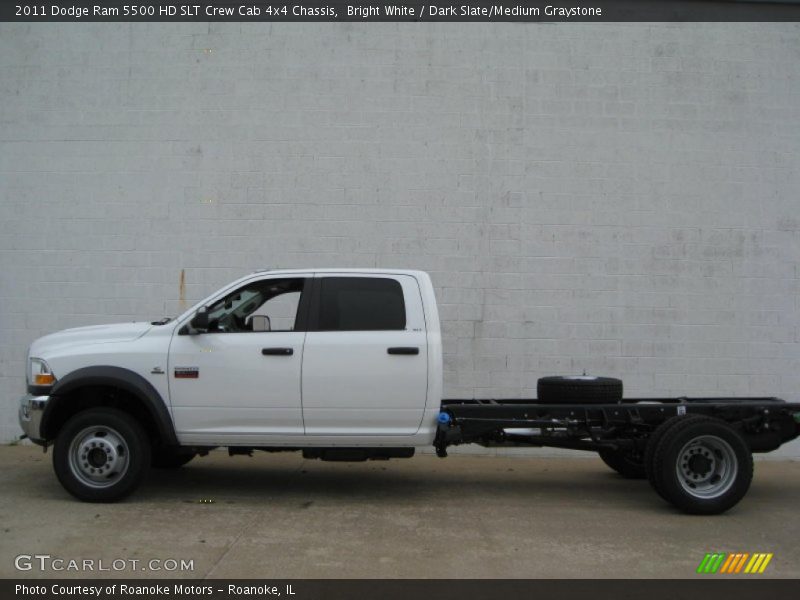  2011 Ram 5500 HD SLT Crew Cab 4x4 Chassis Bright White