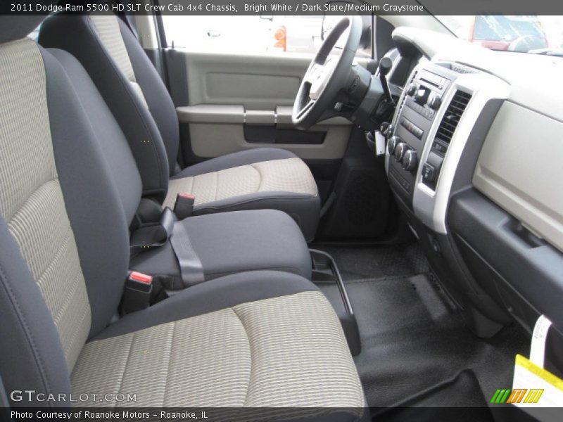  2011 Ram 5500 HD SLT Crew Cab 4x4 Chassis Dark Slate/Medium Graystone Interior