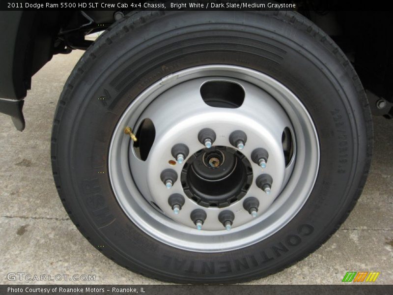 2011 Ram 5500 HD SLT Crew Cab 4x4 Chassis Wheel