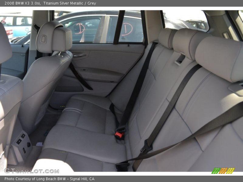 Titanium Silver Metallic / Grey 2008 BMW X3 3.0si