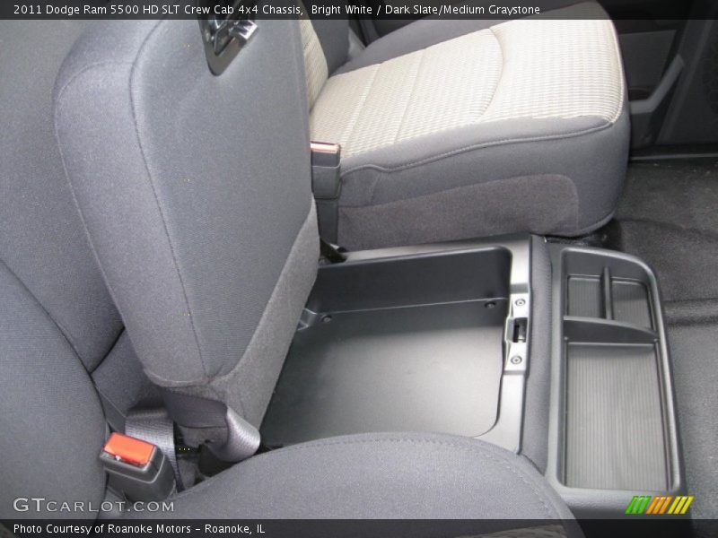 Bright White / Dark Slate/Medium Graystone 2011 Dodge Ram 5500 HD SLT Crew Cab 4x4 Chassis