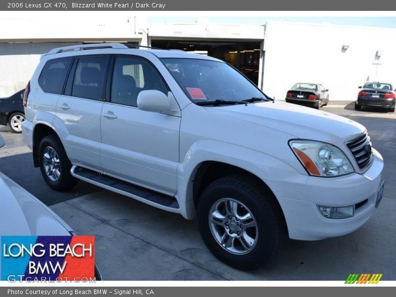 Blizzard White Pearl / Dark Gray 2006 Lexus GX 470