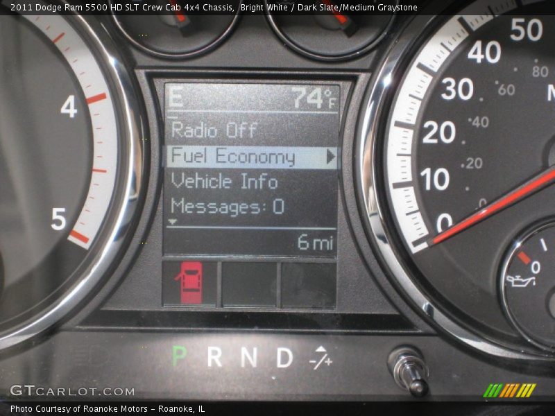 Bright White / Dark Slate/Medium Graystone 2011 Dodge Ram 5500 HD SLT Crew Cab 4x4 Chassis