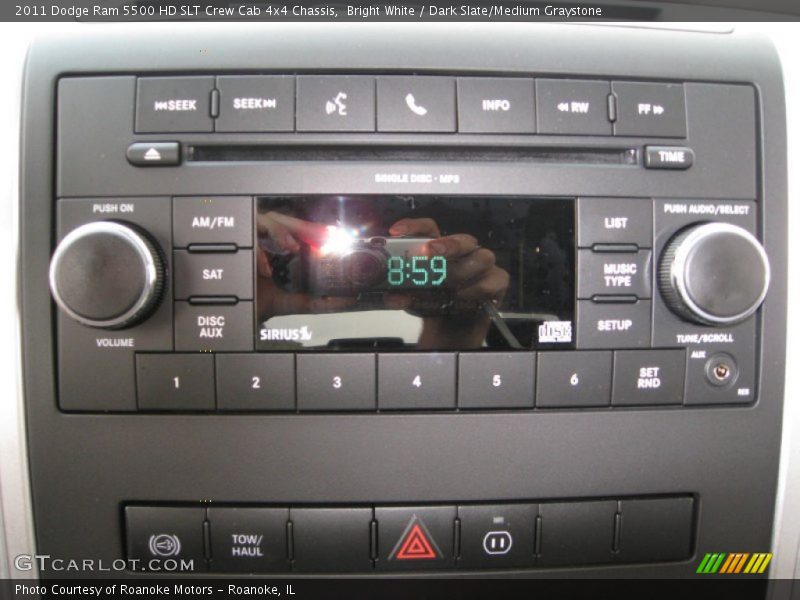 Controls of 2011 Ram 5500 HD SLT Crew Cab 4x4 Chassis