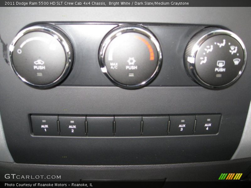 Controls of 2011 Ram 5500 HD SLT Crew Cab 4x4 Chassis