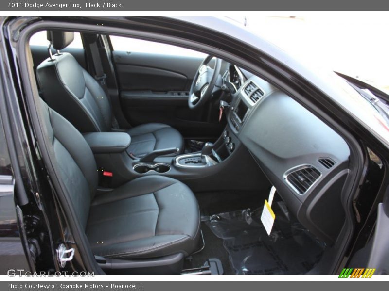 Black / Black 2011 Dodge Avenger Lux