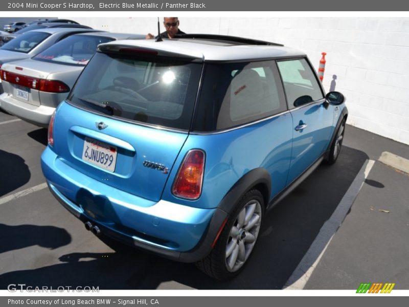 Electric Blue Metallic / Panther Black 2004 Mini Cooper S Hardtop
