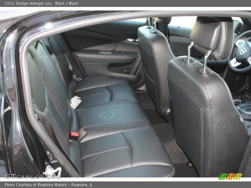 Black / Black 2011 Dodge Avenger Lux