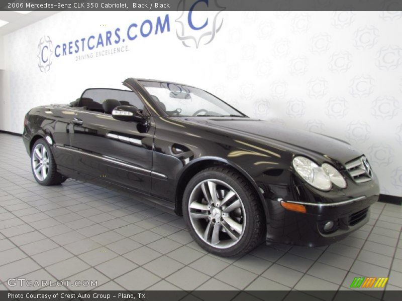 Black / Black 2006 Mercedes-Benz CLK 350 Cabriolet