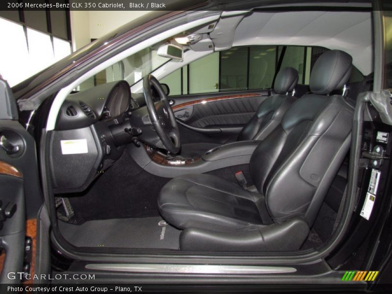 Black / Black 2006 Mercedes-Benz CLK 350 Cabriolet