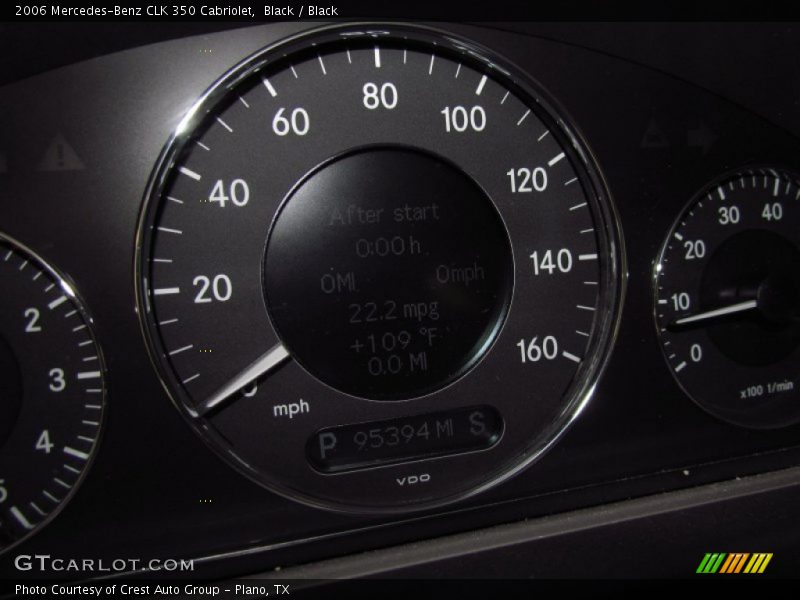 Black / Black 2006 Mercedes-Benz CLK 350 Cabriolet