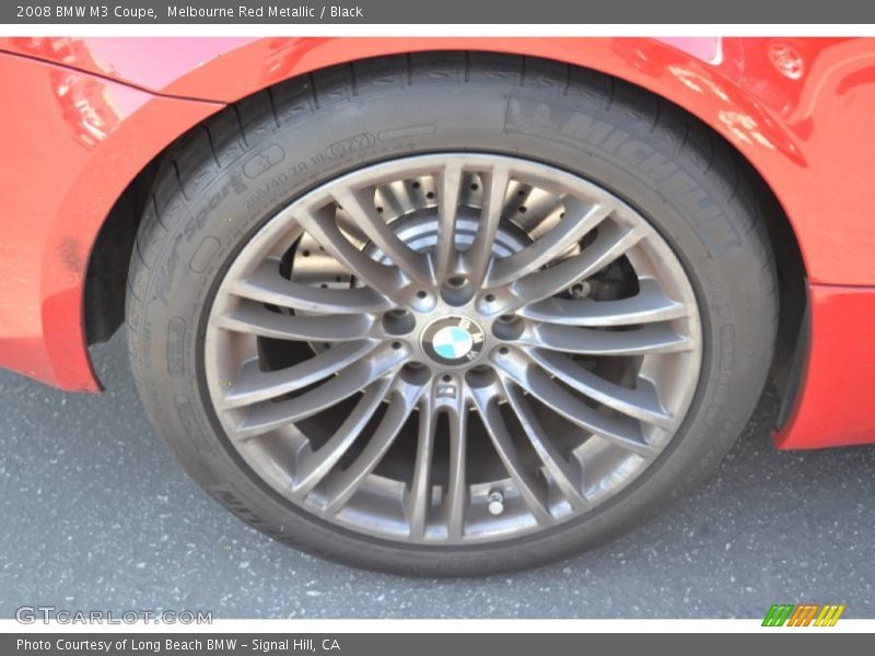 Melbourne Red Metallic / Black 2008 BMW M3 Coupe