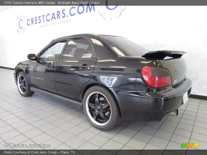 Midnight Black Pearl / Black 2002 Subaru Impreza WRX Sedan